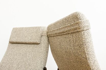 Pair Of “Gfm64”High Back Armchairs By Edmund Homa, Poland, 1960s - Image 10