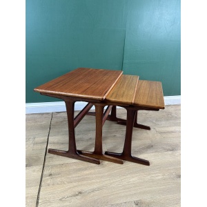 Retro Vintage Mid Century Danish 🇩🇰 Nest Of Tables By Kai Kristiansen