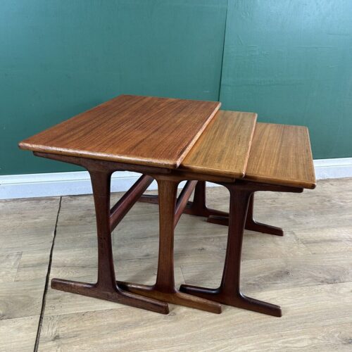 Retro Vintage Mid Century Danish 🇩🇰 Nest Of Tables By Kai Kristiansen