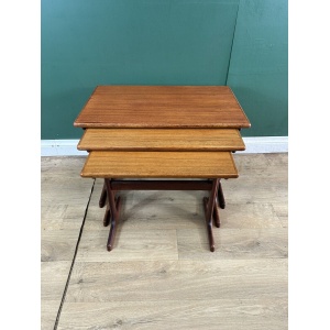 Retro Vintage Mid Century Danish 🇩🇰 Nest Of Tables By Kai Kristiansen