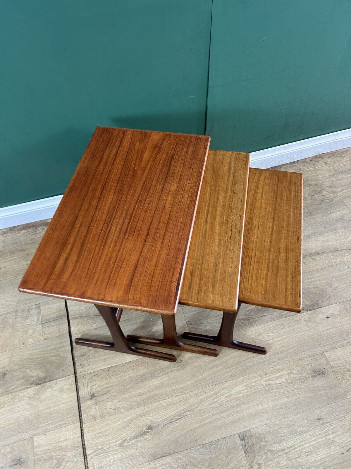 Retro Vintage Mid Century Danish 🇩🇰 Nest Of Tables By Kai Kristiansen