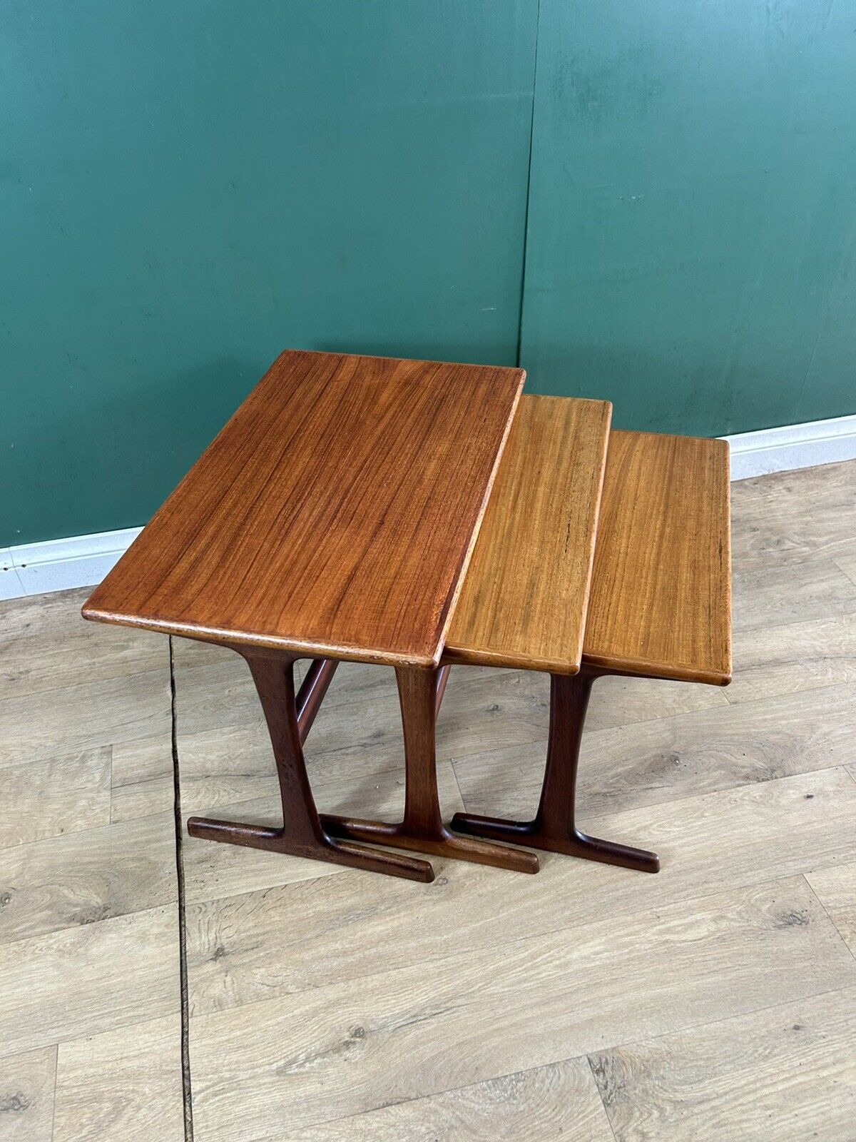 Retro Vintage Mid Century Danish 🇩🇰 Nest Of Tables By Kai Kristiansen