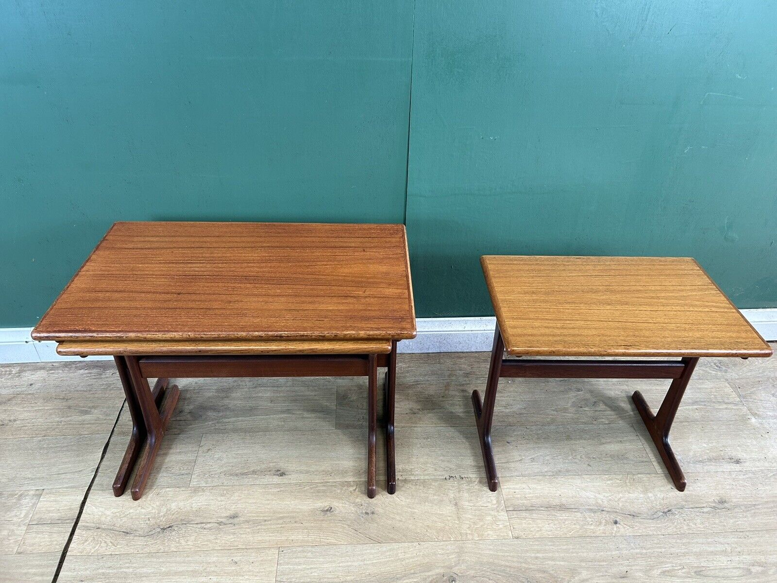 Retro Vintage Mid Century Danish 🇩🇰 Nest Of Tables By Kai Kristiansen