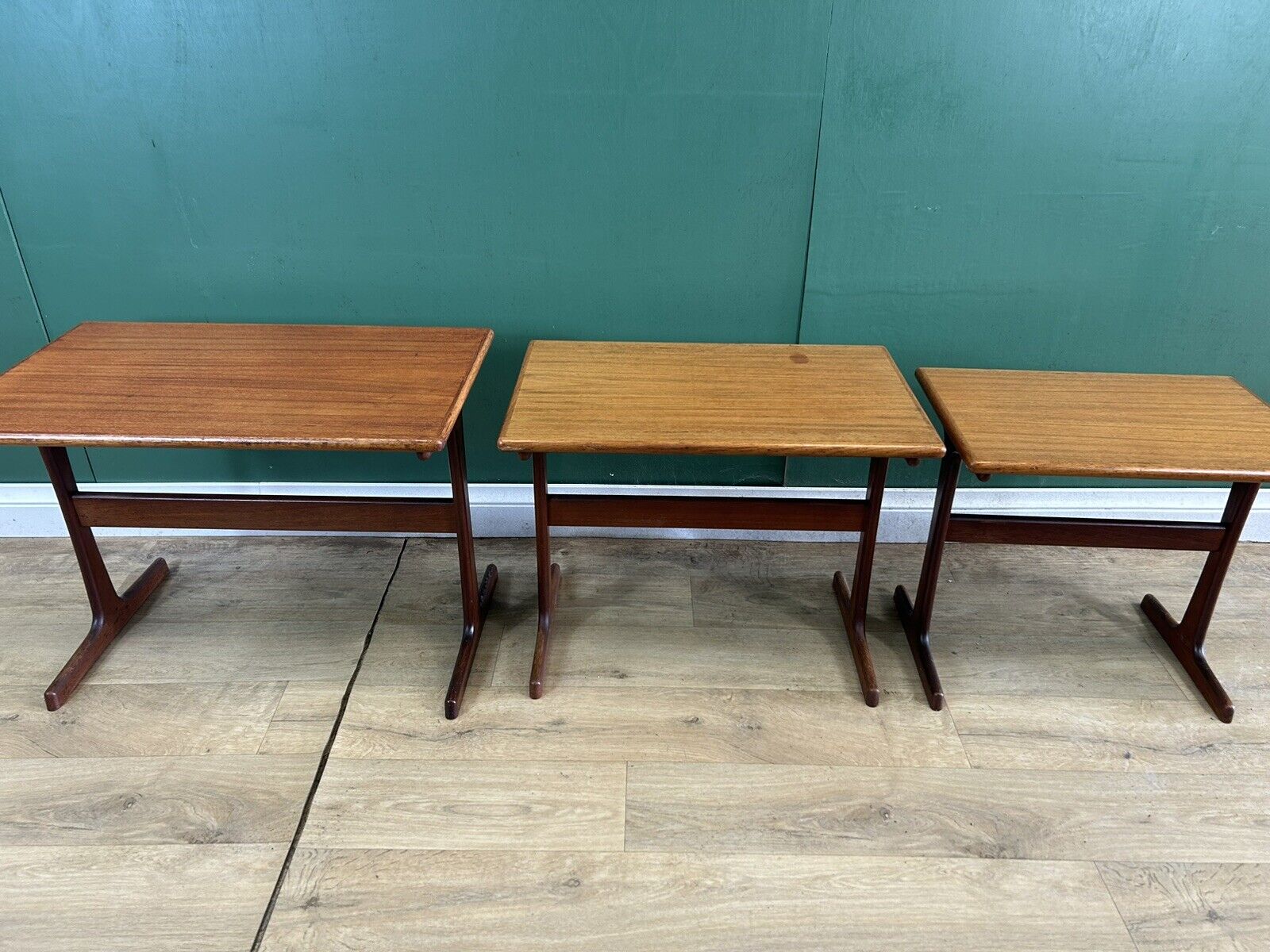 Retro Vintage Mid Century Danish 🇩🇰 Nest Of Tables By Kai Kristiansen