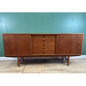 Retro Vintage Mid Century Swedish 🇸🇪 Teak Sideboard By DUX 1960s -Courier