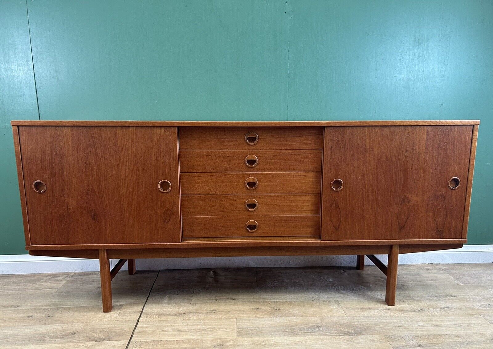 Retro Vintage Mid Century Swedish 🇸🇪 Teak Sideboard By DUX 1960s -Courier