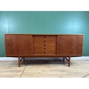 Retro Vintage Mid Century Swedish 🇸🇪 Teak Sideboard By DUX 1960s -Courier