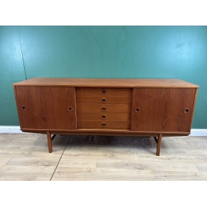 Retro Vintage Mid Century Swedish 🇸🇪 Teak Sideboard By DUX 1960s -Courier