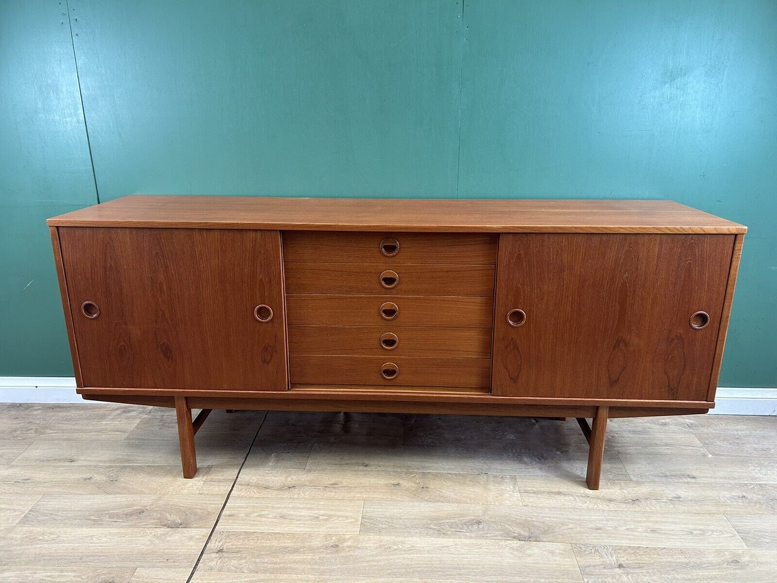 Retro Vintage Mid Century Swedish 🇸🇪 Teak Sideboard By DUX 1960s -Courier