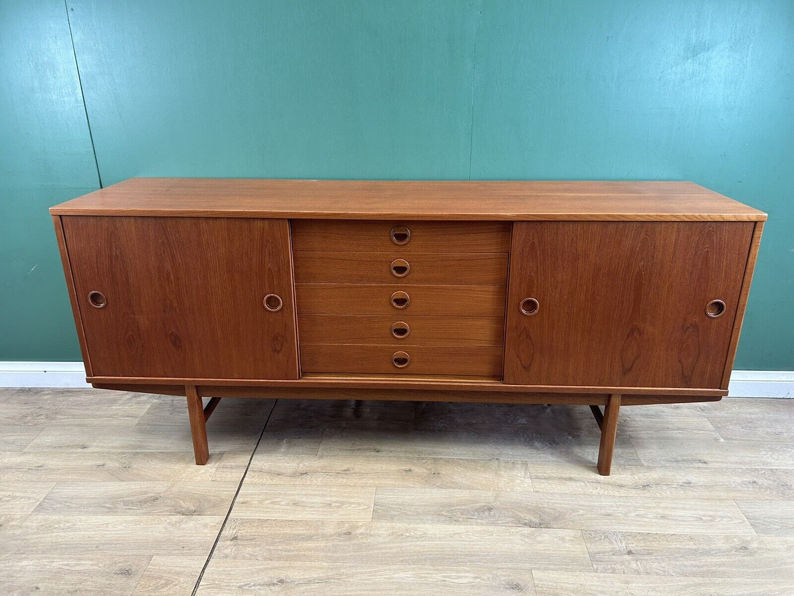 Retro Vintage Mid Century Swedish 🇸🇪 Teak Sideboard By DUX 1960s -Courier