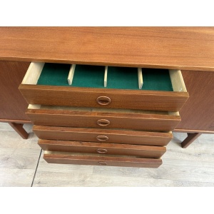 Retro Vintage Mid Century Swedish 🇸🇪 Teak Sideboard By DUX 1960s -Courier