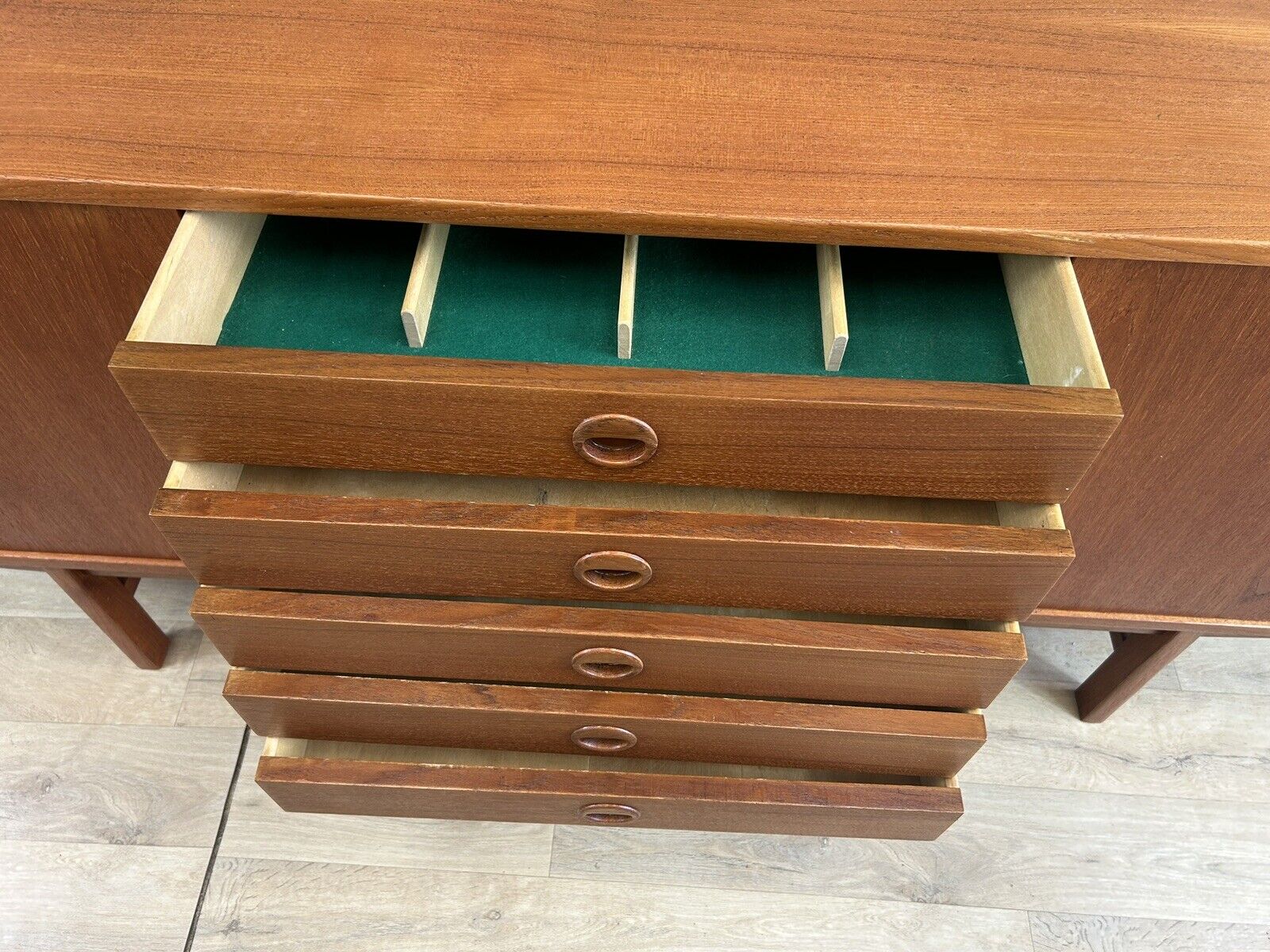 Retro Vintage Mid Century Swedish 🇸🇪 Teak Sideboard By DUX 1960s -Courier