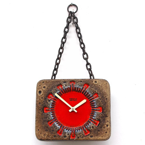 Kienzle Chunky Lava Wall Clock, 1960s