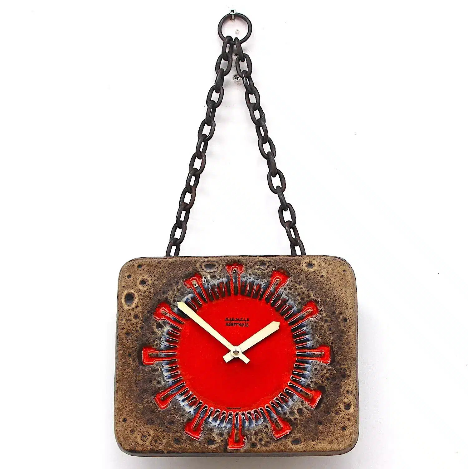 Kienzle Chunky Lava Wall Clock, 1960s