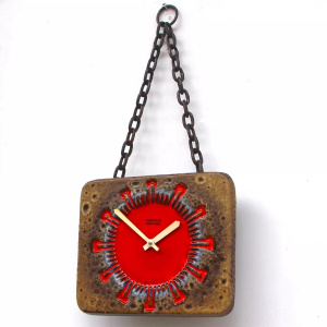 Kienzle Chunky Lava Wall Clock, 1960s