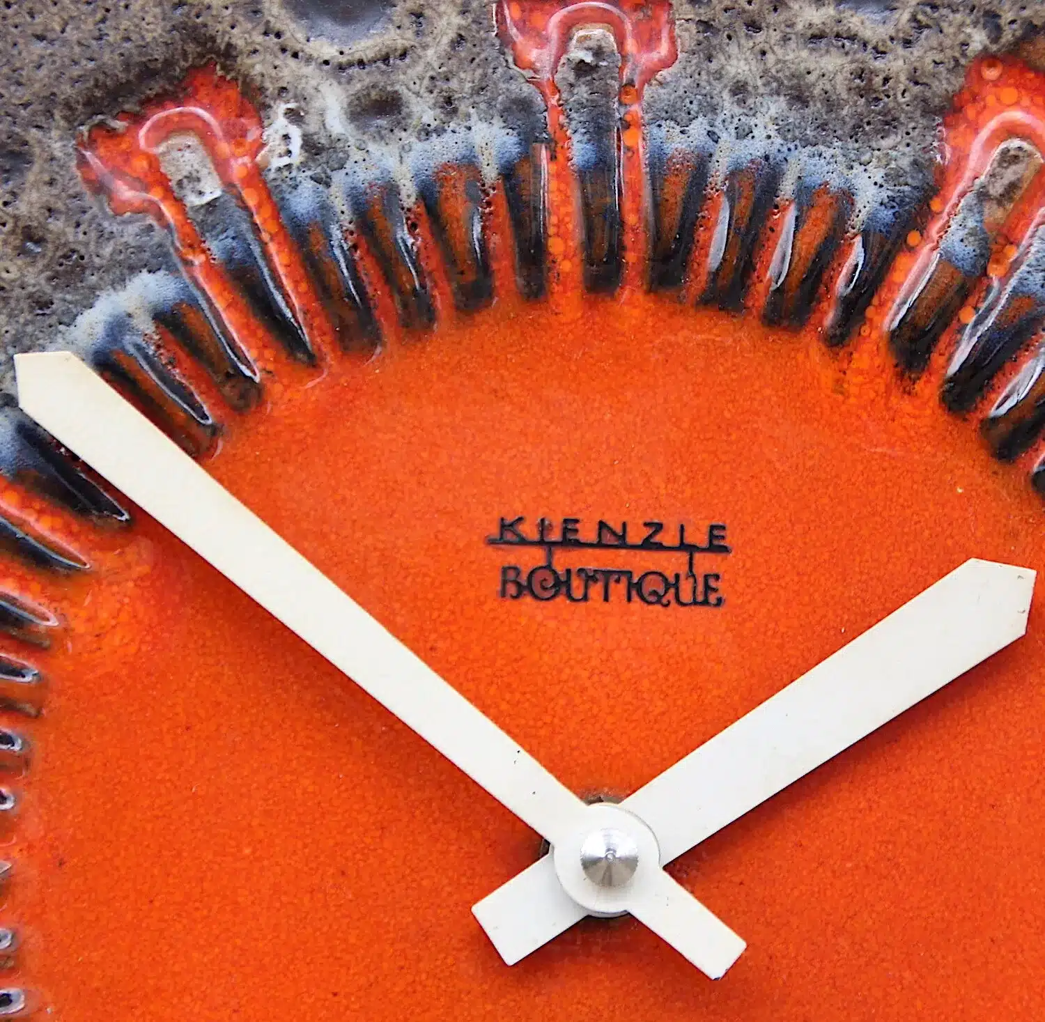 Kienzle Chunky Lava Wall Clock, 1960s
