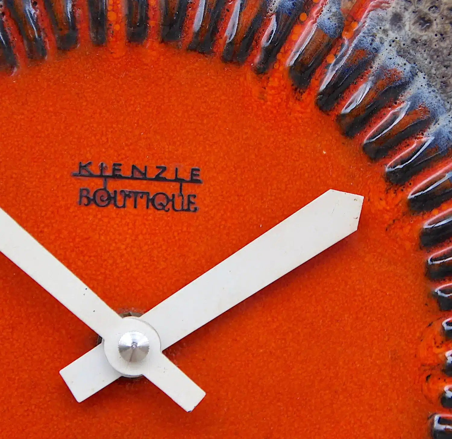 Kienzle Chunky Lava Wall Clock, 1960s