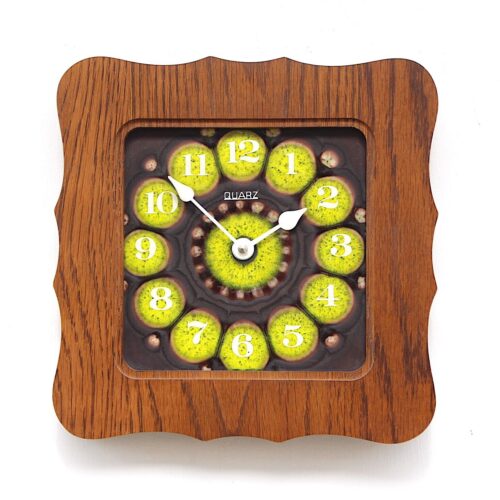 Vintage Lava Wall Clock By Meister Anker, 1970s