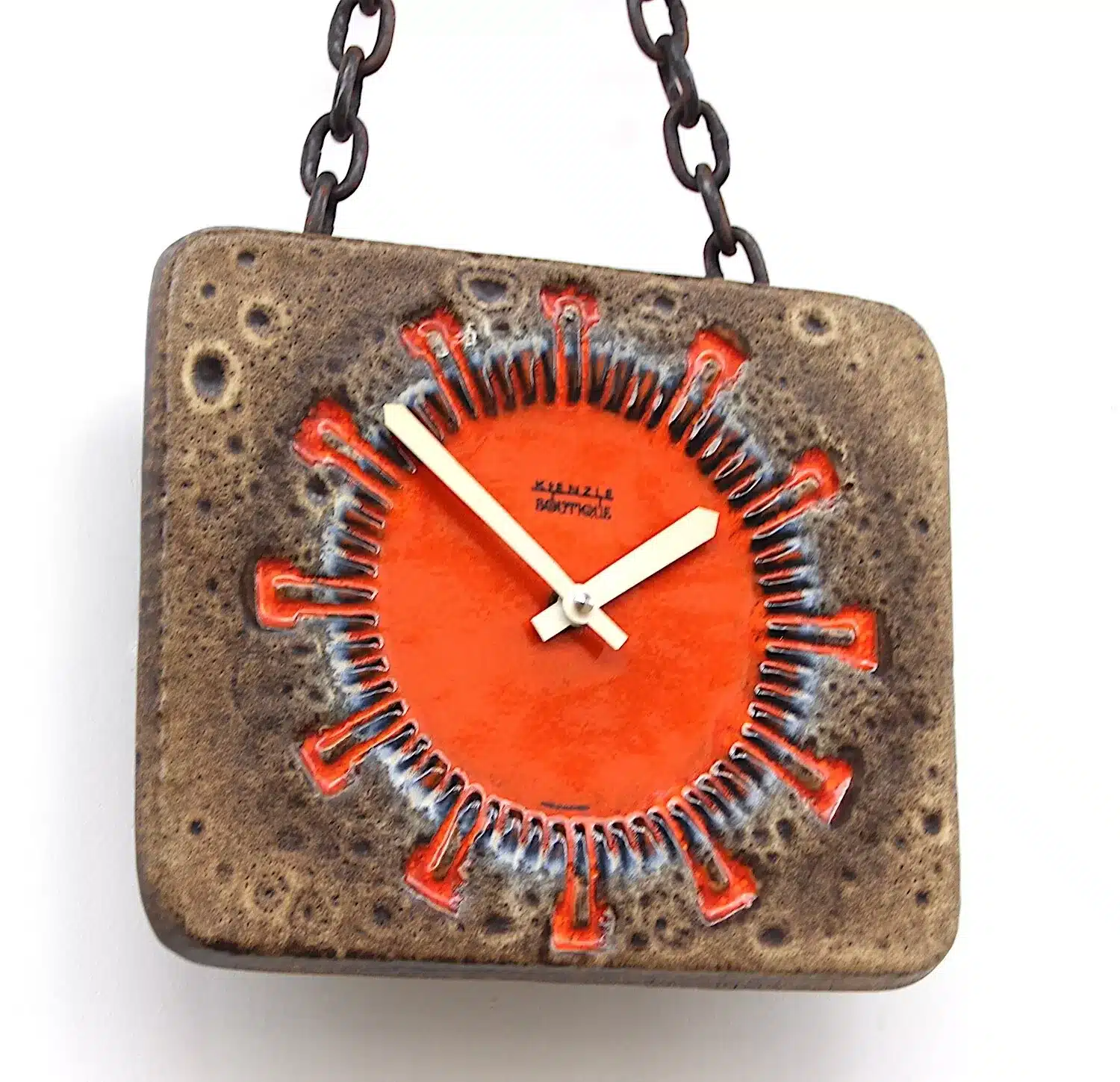 Kienzle Chunky Lava Wall Clock, 1960s