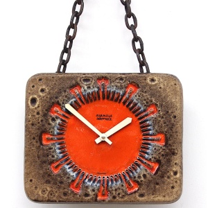 Kienzle Chunky Lava Wall Clock, 1960s