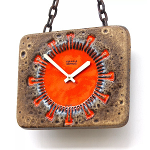 Kienzle Chunky Lava Wall Clock, 1960s