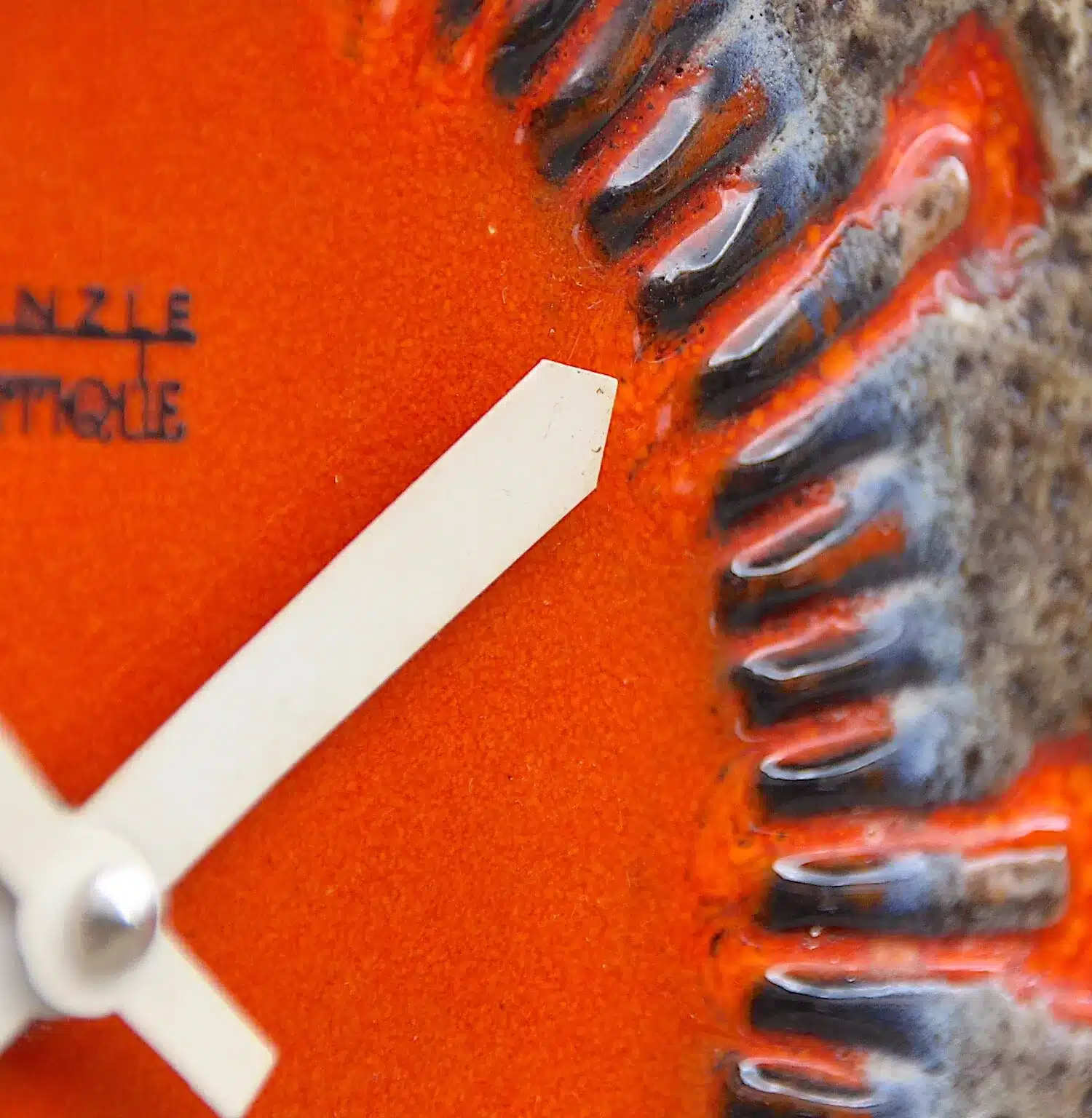 Kienzle Chunky Lava Wall Clock, 1960s