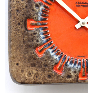 Kienzle Chunky Lava Wall Clock, 1960s