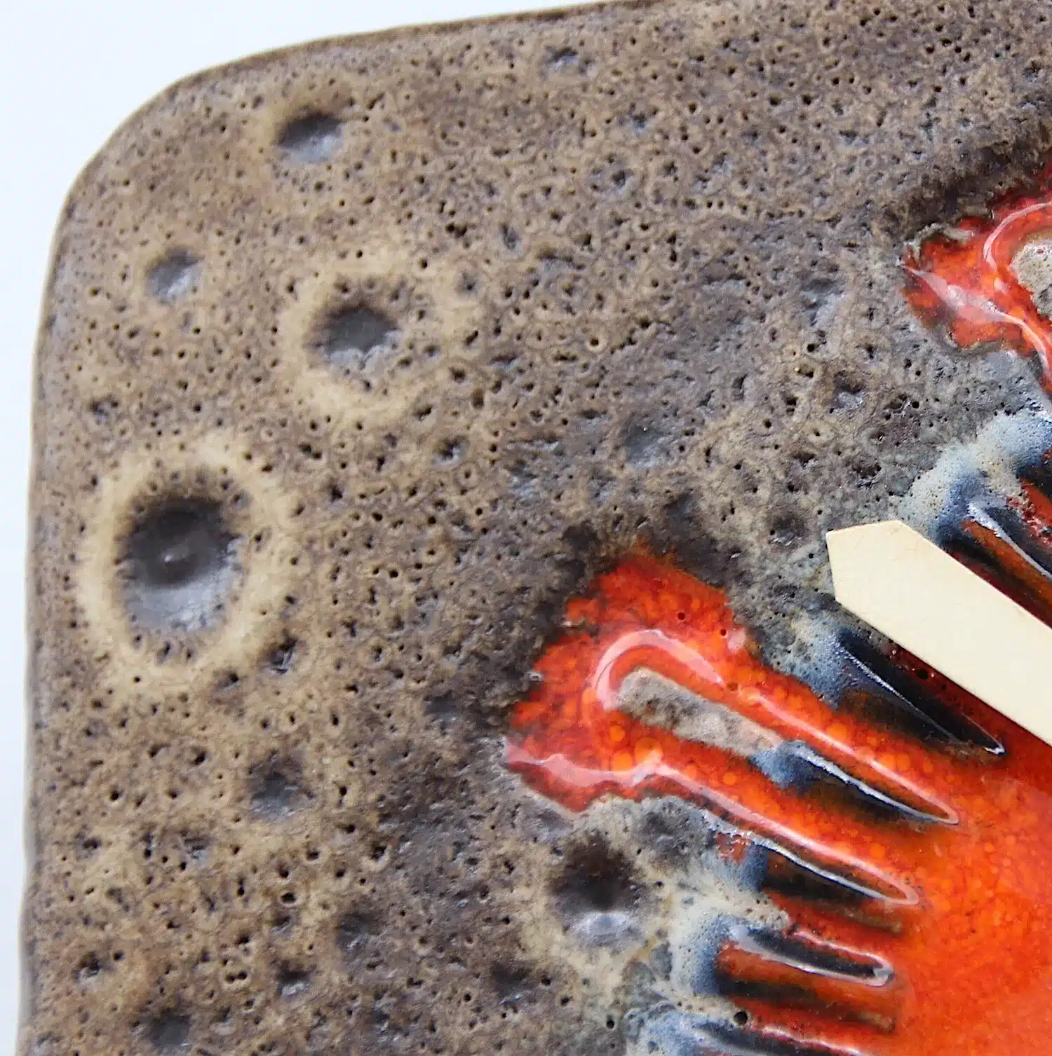 Kienzle Chunky Lava Wall Clock, 1960s