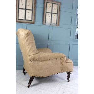 Antique Victorian Armchair Maple & Co for Upholstery