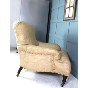 Antique Victorian Armchair Maple & Co for Upholstery