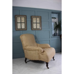 Antique Victorian Armchair Maple & Co for Upholstery