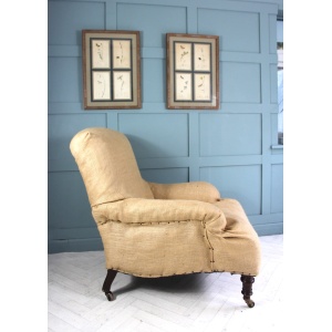 Antique Victorian Armchair Maple & Co for Upholstery