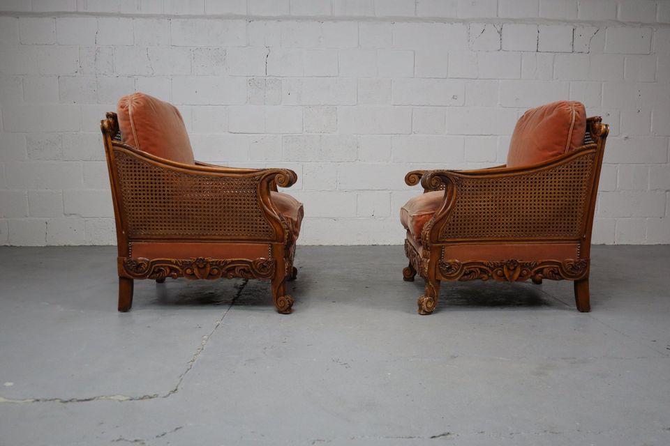 Pair of armchairs, early 20th C
