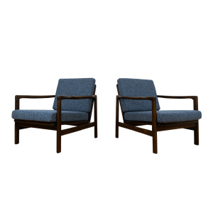 Pair of B-7522 armchairs by Zenon Bączyk, Poland, 1960’S