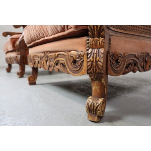 Pair of armchairs, early 20th C