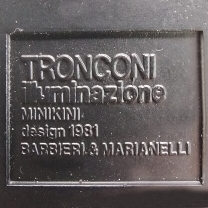 1980s Bikini Table Lamp by Barbieri & Marianelli for Tronconi. Made in Italy - Image 10