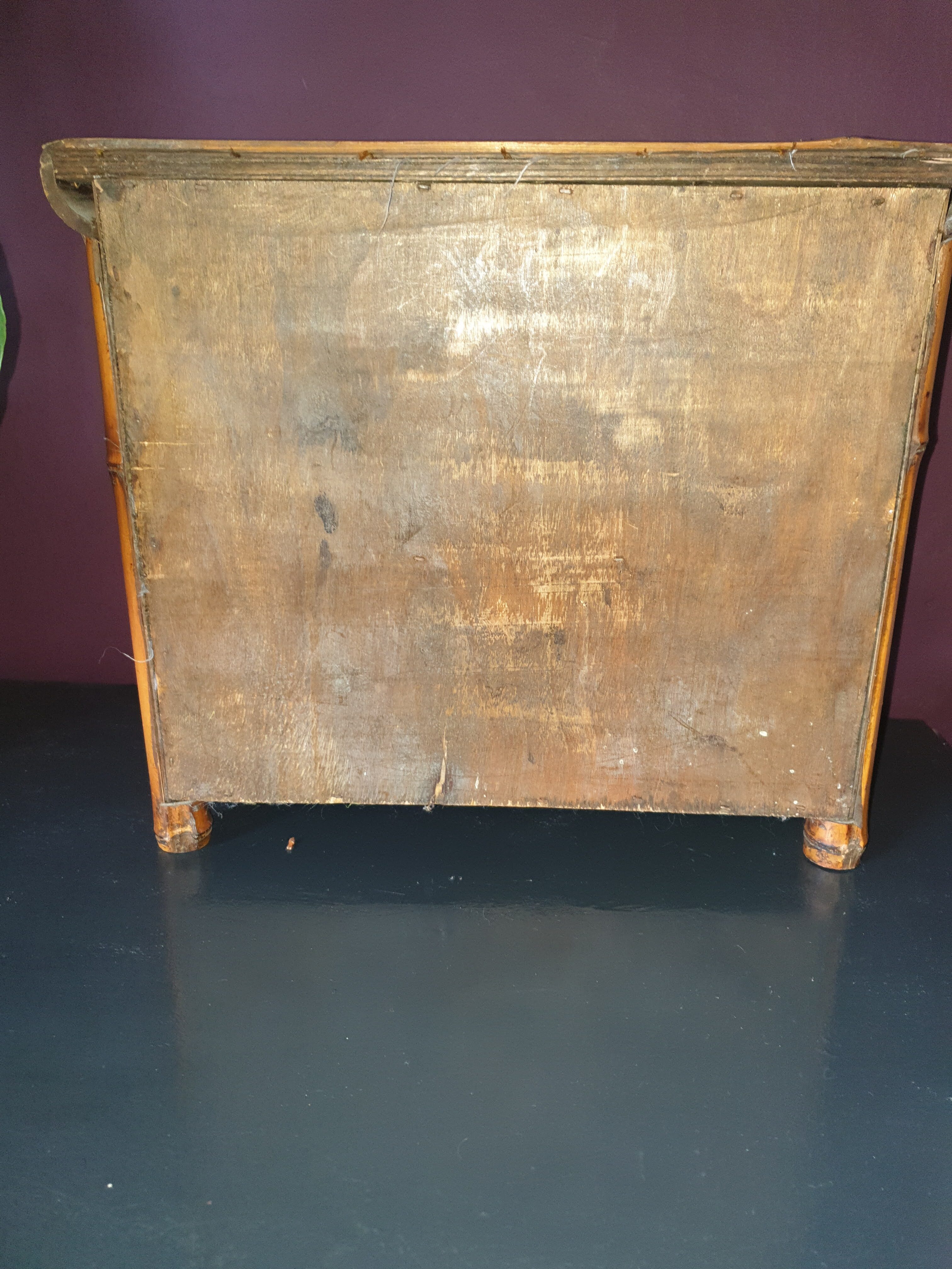 Chinese miniature bamboo drawers