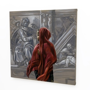 Oil on Canvas "Untitled" Unique Work by Ali Hassoun, year 2003