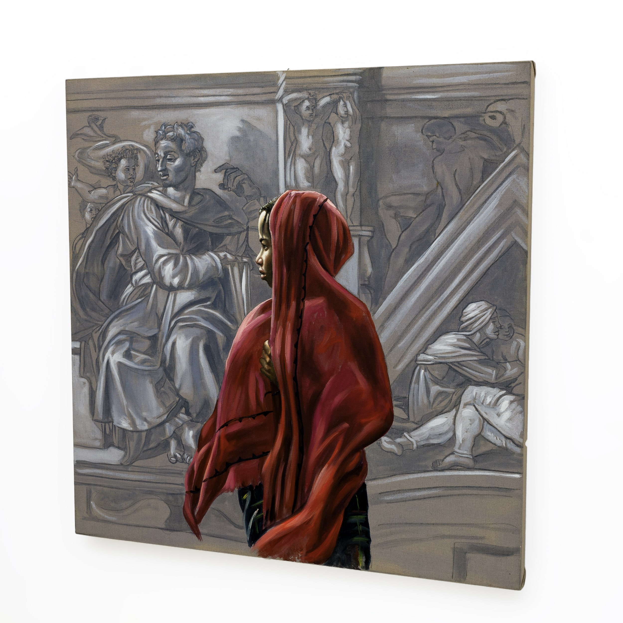 Oil on Canvas "Untitled" Unique Work by Ali Hassoun, year 2003