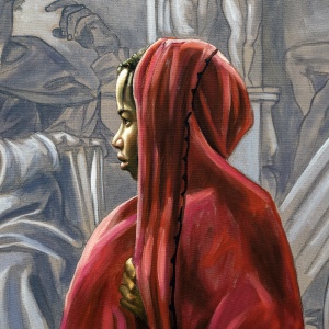 Oil on Canvas "Untitled" Unique Work by Ali Hassoun, year 2003