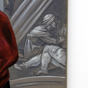 Oil on Canvas "Untitled" Unique Work by Ali Hassoun, year 2003