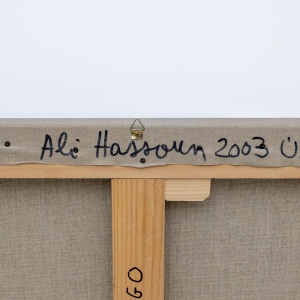 Oil on Canvas "Untitled" Unique Work by Ali Hassoun, year 2003