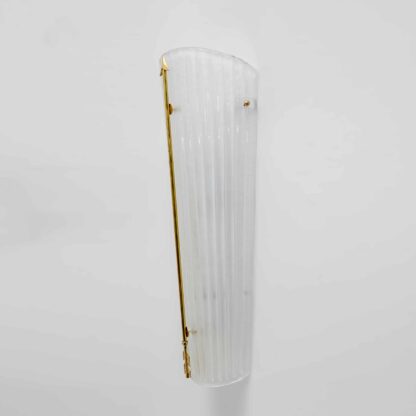 Pair of Mid-century Modern Style Italian Murano Glass and Brass Sconces - Image 6