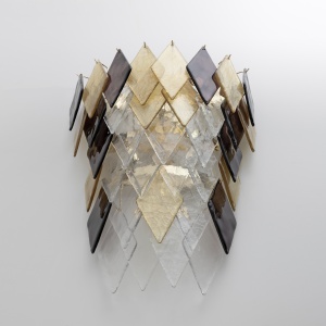 Pair of Modern Italian Murano Glass Sconces