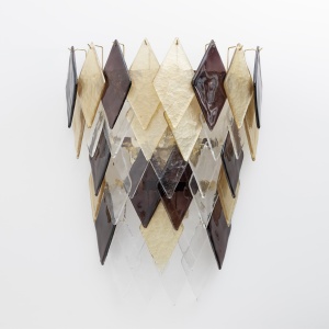 Pair of Modern Italian Murano Glass Sconces