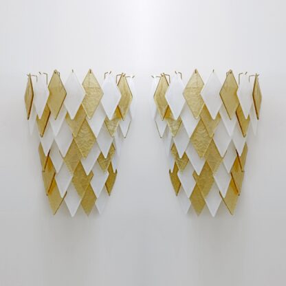 Pair of Modern Italian Murano Glass Sconces