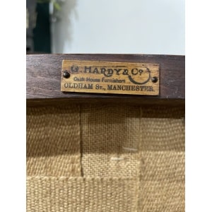 Arts & Crafts Beech Ladder Back Nursing Chair