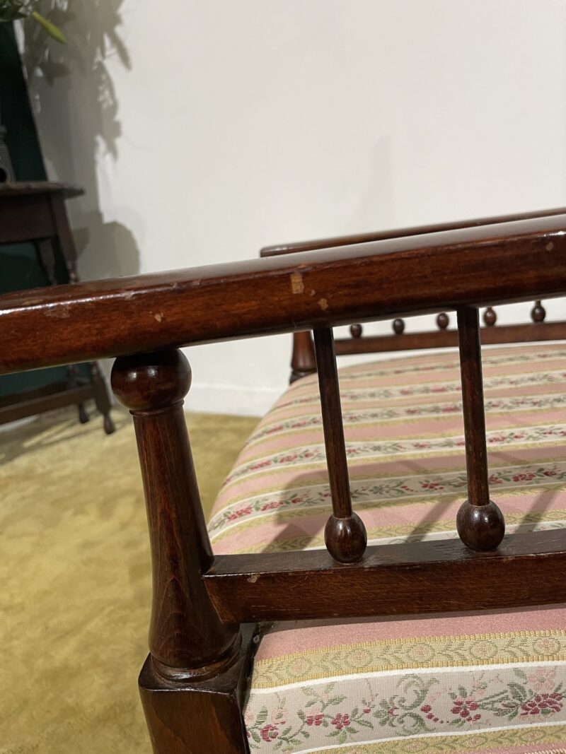 Arts & Crafts Beech Ladder Back Nursing Chair