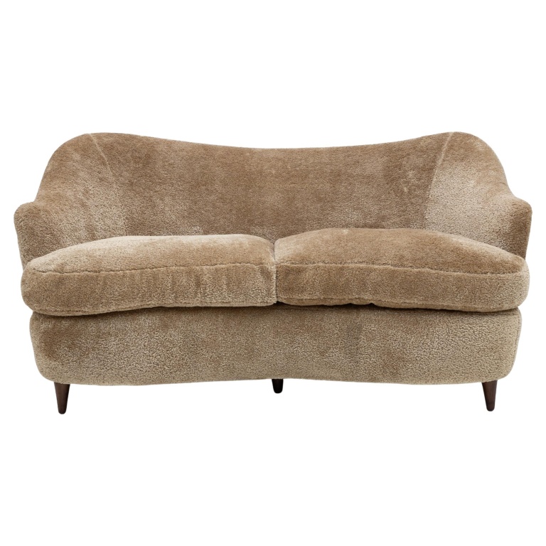 Attributed Gio Ponti Mid-century Modern Italian Sofa for Casa E Giardino, 1930s