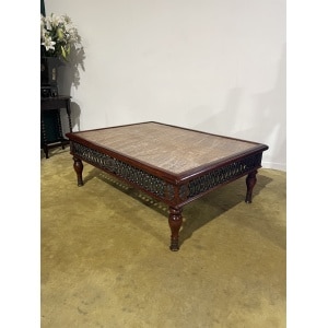 Cast Iron Spanish Occasional Table With Slate Marble Top